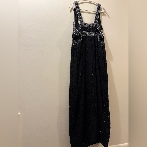 Scala NWT women’s 2X -Elegant Black Sleeveless Dress - silk -beaded - sleeveless - Picture 6 of 7